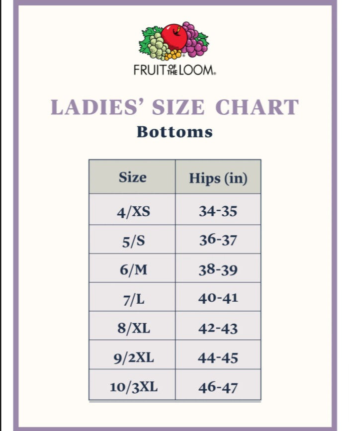 Women's Fruit Of Loom Brief Underwear, Size 1xl - at -  