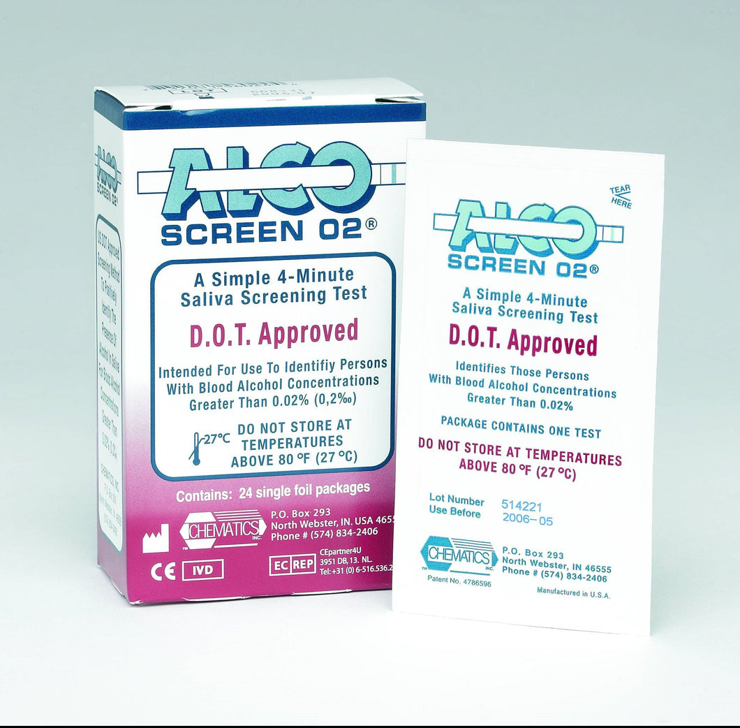 AlcoScreen 02 Saliva-Based Instant Alcohol Test