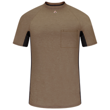 Load image into Gallery viewer, Bulwark MPS4 Men&#39;s FR Short Sleeve Base Layer with Concealed Chest Pocket
