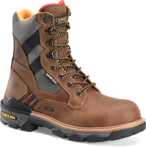 Carolina CA7830 Men's Cancellor 8” Waterproof Comp Toe Work Boot - Brown