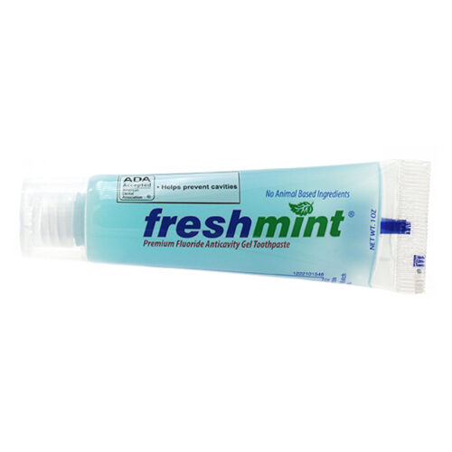 FreshMint CGADA1 Clear Gel Fluoride Toothpaste 1 oz. - ADA Approved | Anchortex