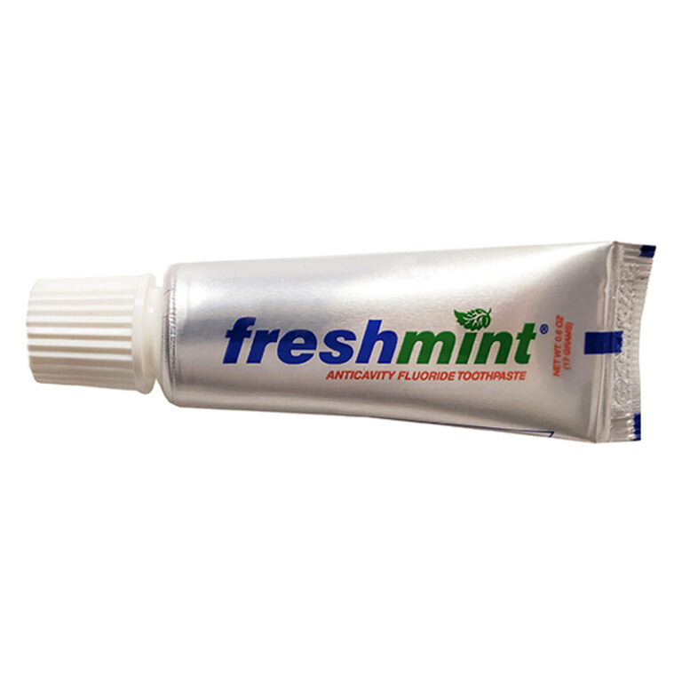 FreshMint TP6A 0.6 oz. Fluoride Toothpaste - Silver-Color Tube | Anchortex