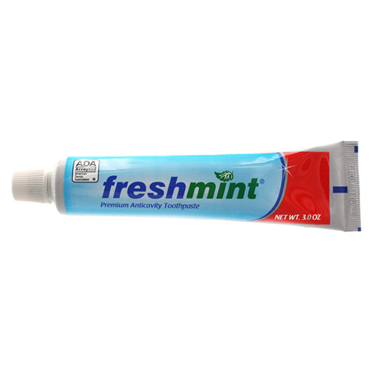 FreshMint TPADA3 Fluoride Toothpaste 3 oz. - ADA Approved | Anchortex