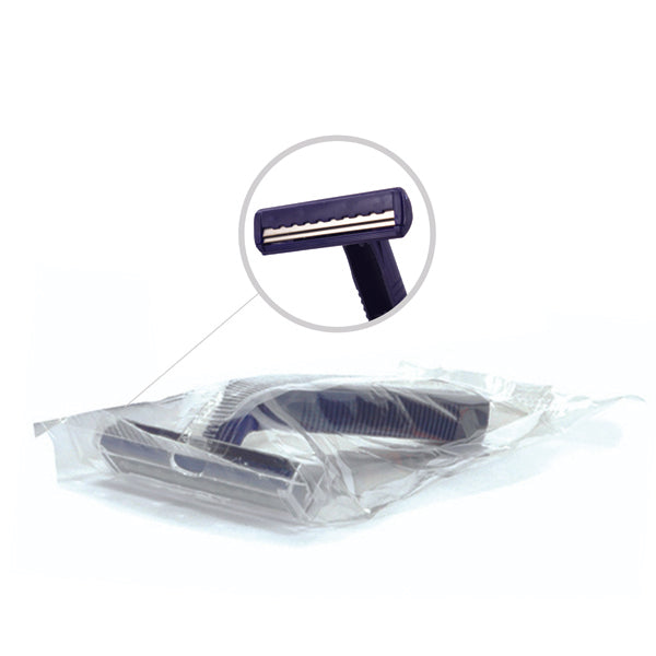 RAZ2B Twin Blade Razors - Navy Blue Handle - Bagged | Anchortex