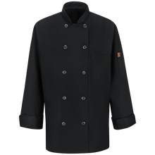 Load image into Gallery viewer, Red Kap 041X Women&#39;s Long Sleeve Chef Coat with OilBlok + Mimix
