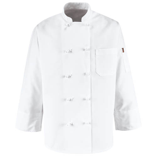 Red Kap 0421 Ten Knot Button Chef Coat