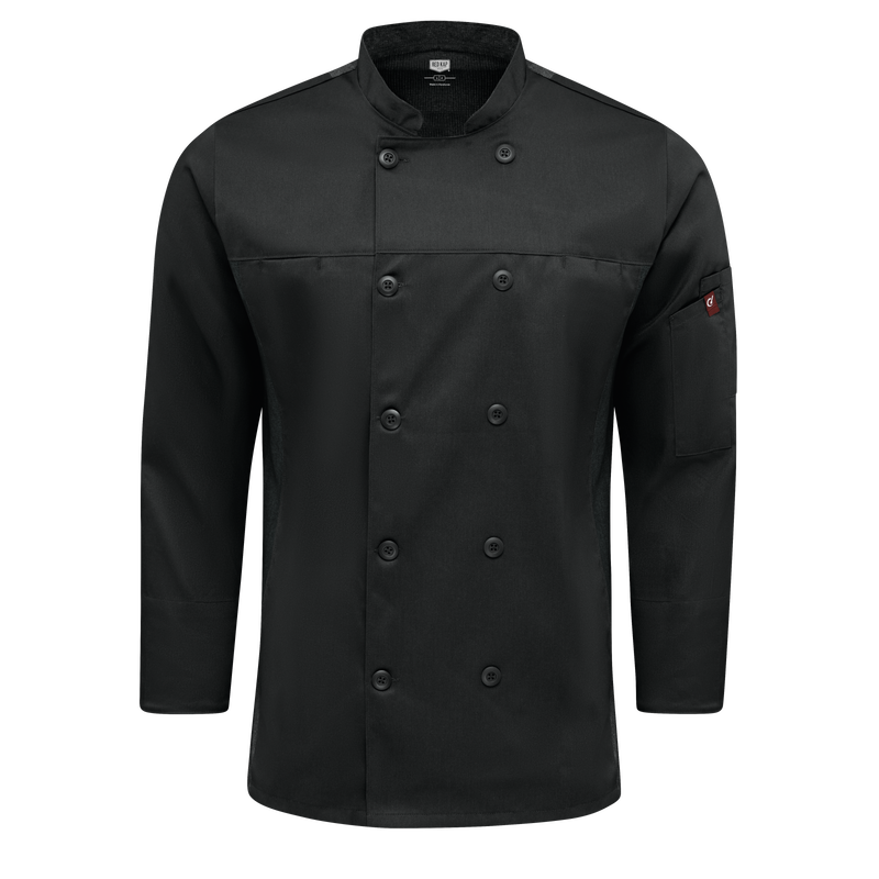 Red Kap 054M Men's Deluxe Airflow Chef Coat