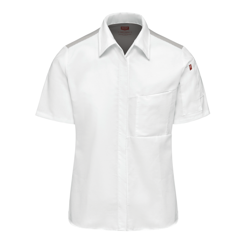 Red Kap 501W Women's Airflow Cook Shirt w/ OilBlok