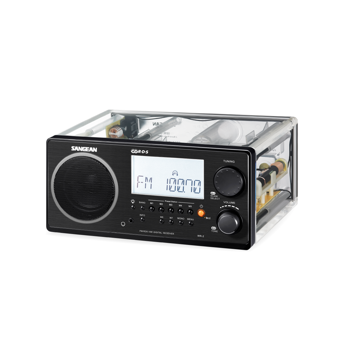 Clear AM/FM Table Top Radio 