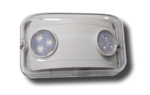 Shat-R-Shield Lighting Ironclad SRSEM LED Series Emergenncy Exit Light for Correctional Facilities