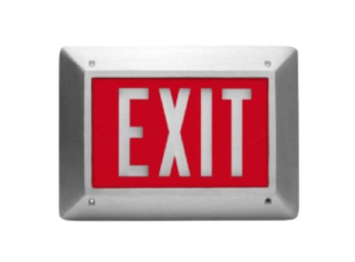 Shat-R-Shield Lighting Ironclad Zero-Watt - INH Series EXIT SIGNS for Correctional Facilities