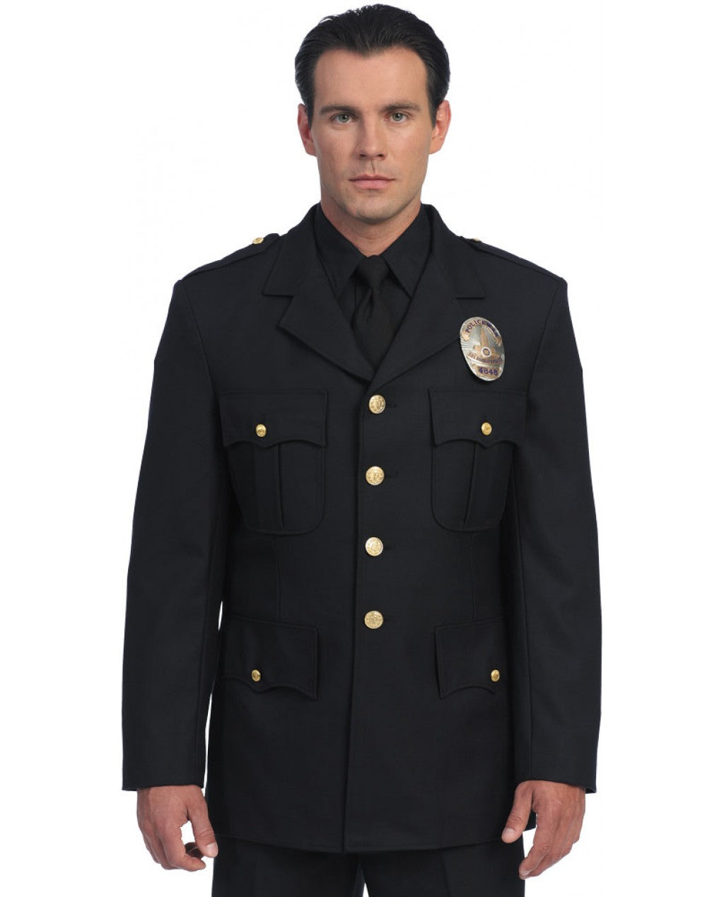 United Uniforms Single Breasted Class A Dress Coat - 55% Polyester / 45%  Wool Serge Weave