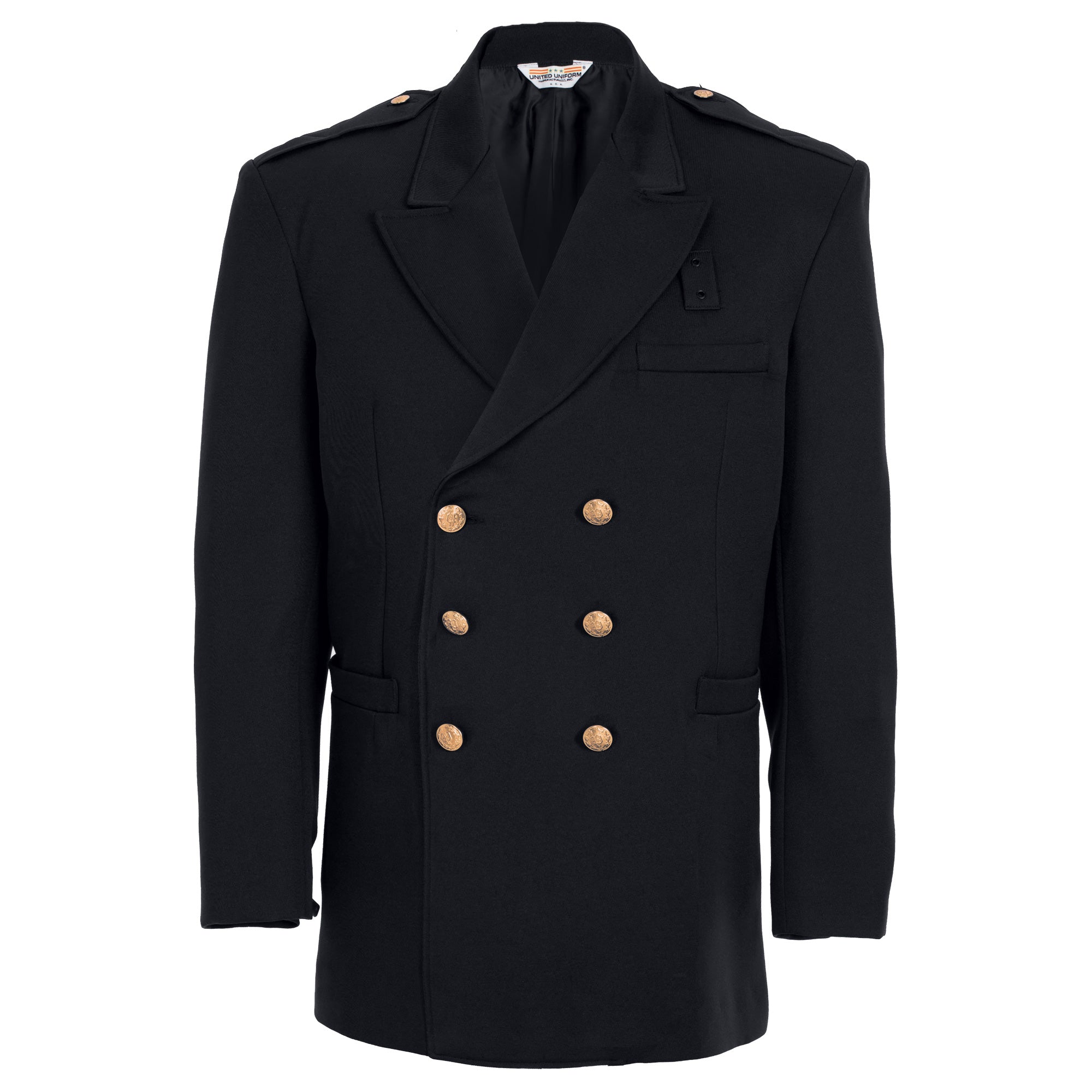 United Uniforms Double Breasted Class A Dress Coat - Wool Ser...