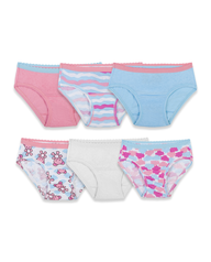Fruit of the Loom 6GHIPAT Toddler Girl's Assorted Hipster
