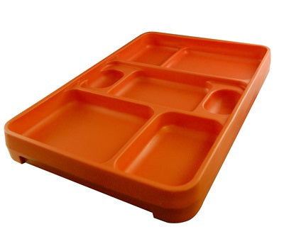 Correctional Food Service and Kitchen: Food Tray - 3 Compartment