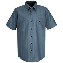Load image into Gallery viewer, Red Kap SP24 Striped Short Sleeve Work Shirt
